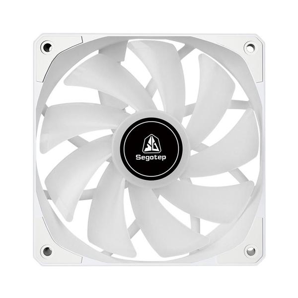 Imagem de Ventoinha Segotep Bezer 12, 120mm, ARGB, Branco - SEG-FAN-BEZ12B-WW