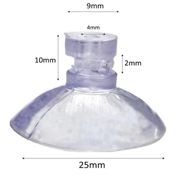 Ventosa 25Mm (2,5Cm) De Silicone P/Vidro Acrílico Pvc 30 Pçs - H Plásticos Imagem de Ventosa 25Mm (2,5Cm) De Silicone P/Vidro Acrílico Pvc 30 Pçs