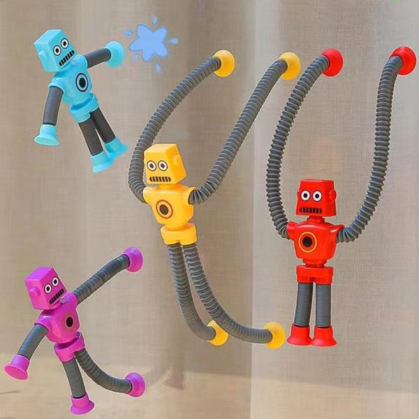 Imagem de Ventosa Robot Toy Limpskys para crianças com autismo (pacote com 4)