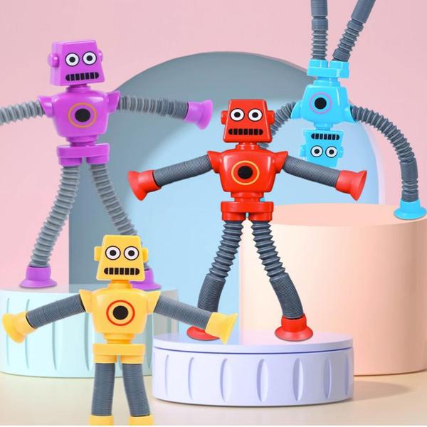 Imagem de Ventosa Robot Toy Limpskys para crianças com autismo (pacote com 4)