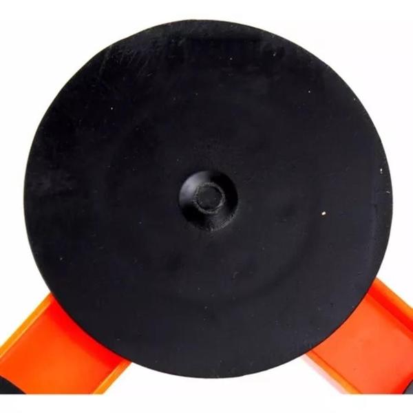 Ventosa tripla 150kg alta sucção 118mm eleva porcelanato mármore vidro profissional - Tempo Real Imagem de Ventosa tripla 150kg alta sucção 118mm eleva porcelanato mármore vidro profissional