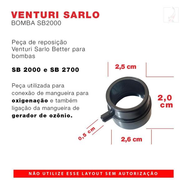 Imagem de Venturi Sarlo Para Bombas Sb 2000 N/A