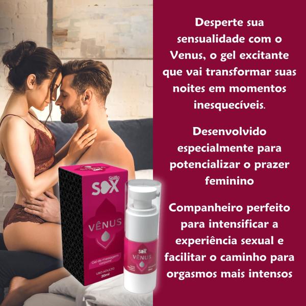 Imagem de Venus - Gel Facilitador e Potencializador de Orgasmos Feminino Excitante