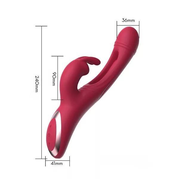 Imagem de Vênus Vibrador Rabbit e Língua com Movimento