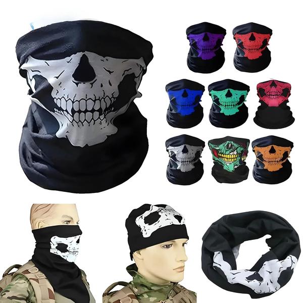 Imagem de Verão Ciclismo Rosto Capa Cachecol Bandana Meia Máscara Facial Bandana Para Halloween Pesca