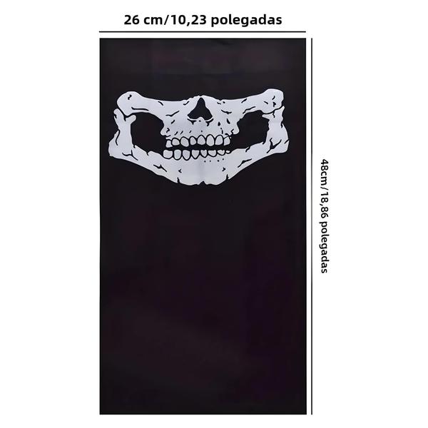 Imagem de Verão Ciclismo Rosto Capa Cachecol Bandana Meia Máscara Facial Bandana Para Halloween Pesca