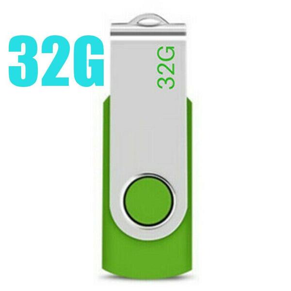 Imagem de (Verde-32 GB) Unidade de memória flash USB 2.0 Alta Velocidade Pen Pen Thumb Armazenamento de dados para desktop