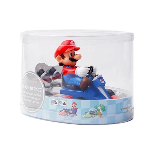 Imagem de Verde Yoshi Donkey Kong Bowser Luigi Toad Princesa Peach Super Mario Pull Back Car Action Figures