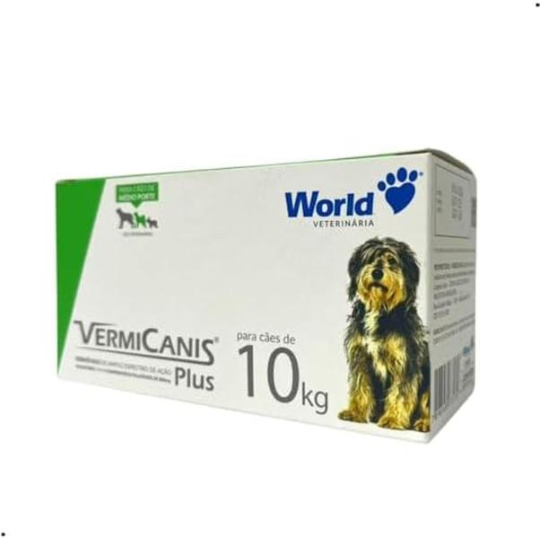 Imagem de Vermicanis 800mg - c/ 4comp - Para Cães De Até 10kg - World