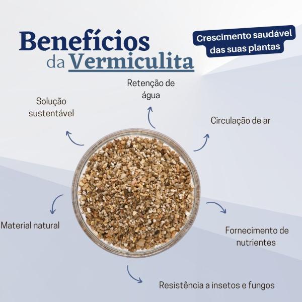 Imagem de Vermiculita expandida fina premium para substrato 100 Litros