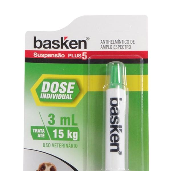 Imagem de Vermífugo Basken Suspensão Plus 5 könig 3ml