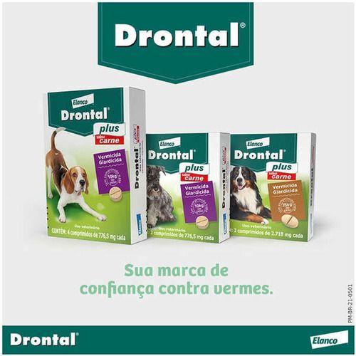 Imagem de Vermífugo Bayer Drontal Plus Sabor Carne Cães Até 10kg C/4cp