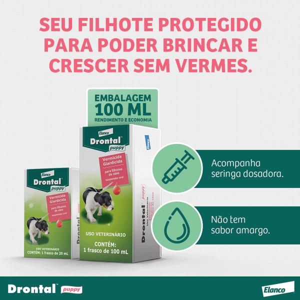 Imagem de Vermifugo Drontal Puppy 100ML - Filhotes