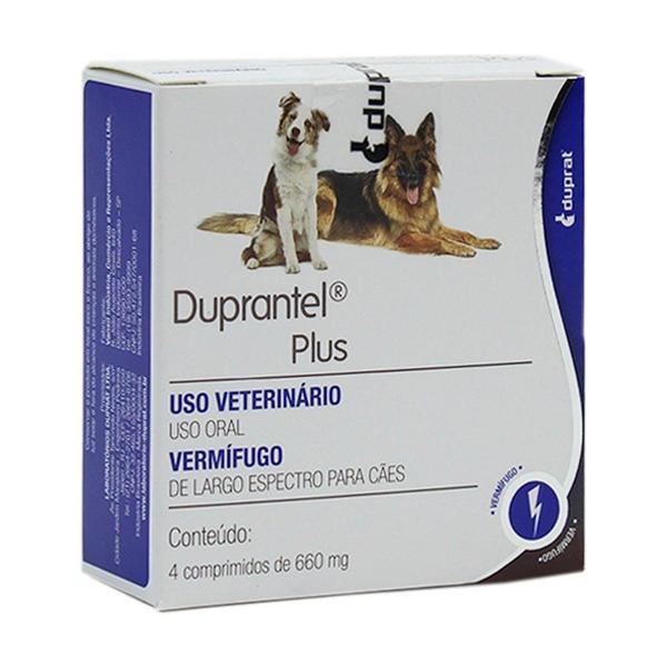 Imagem de Vermífugo Duprat Duprantel Plus para Cães - 4 Comprimidos