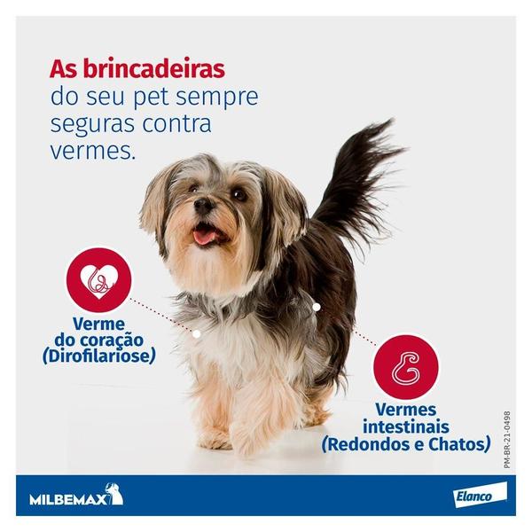 Imagem de Vermífugo Elanco  Milbemax C para Cães até 5 Kg - 2 Comprimidos