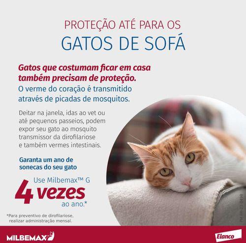 Imagem de Vermífugo Para Gatos Elanco Milbemax 2 Kg À 8 Kg 2 Comp