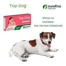 Imagem de Vermífugo Top Dog Até 2,5 Kg 4 Comp.