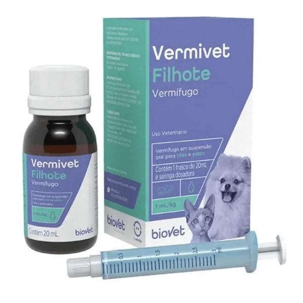 Imagem de Vermífugo Vermivet Filhotes Biovet 20ml