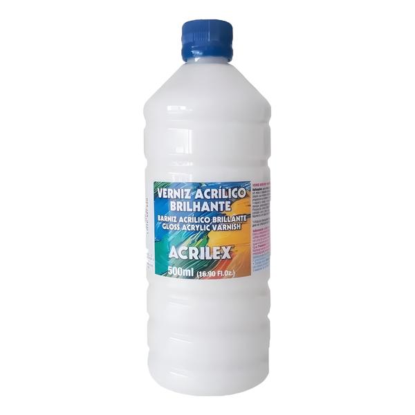 Imagem de Verniz Acrílico Brilhante Atóxica Leitosa 500ml Acrilex