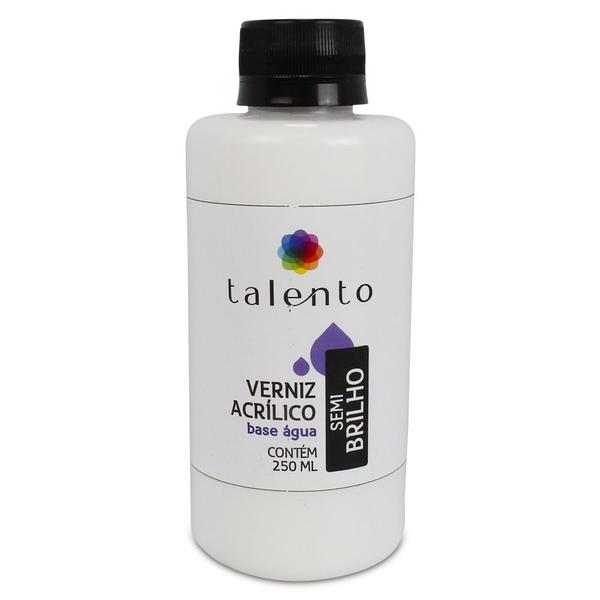 Imagem de Verniz Acrílico Semi Brilho Talento Base Água 250ml