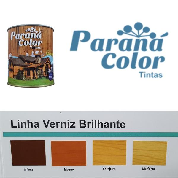 Imagem de Verniz Brilhante Parana Color Mogno 900ml