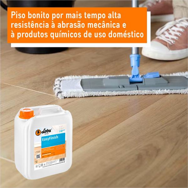 Imagem de Verniz Easyfinish Para Piso Madeira Alta Resistencia 5l Loba