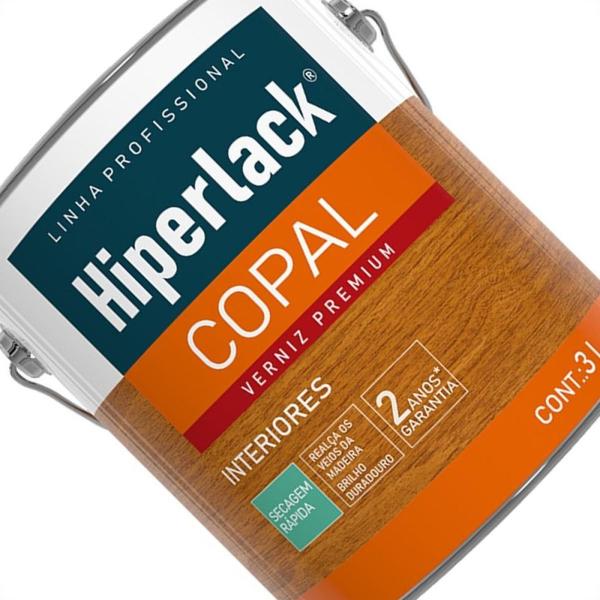 Imagem de Verniz Hyperlack Copal Incolor 3L