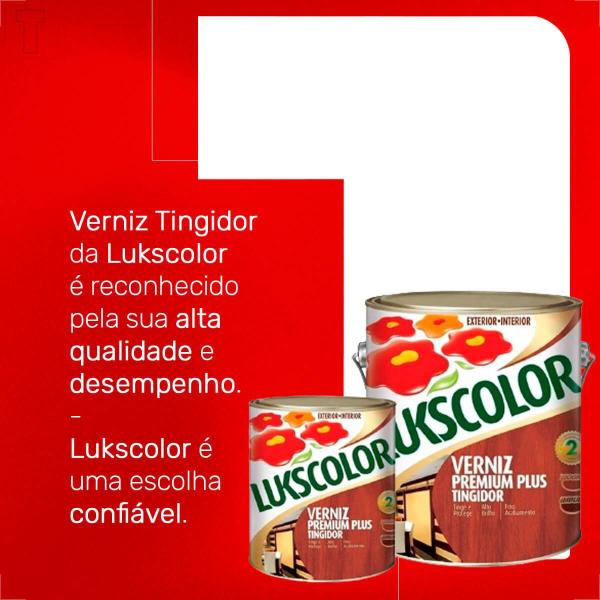 Imagem de Verniz lukscolor tingidor mogno 3600ml