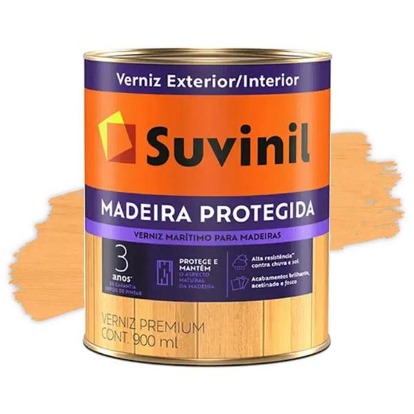 Imagem de  verniz madeira protegida acetinado 0,900ml - suvinil