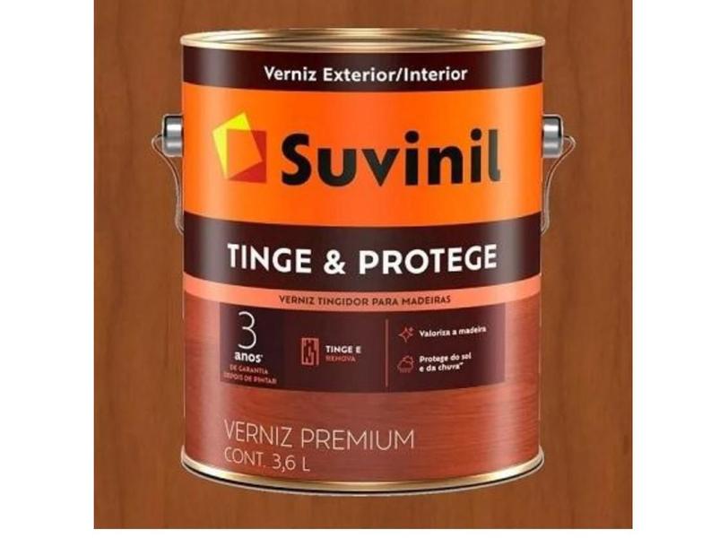 Imagem de Verniz Madeira Tingidor Brilhante 3,6l Suvinil