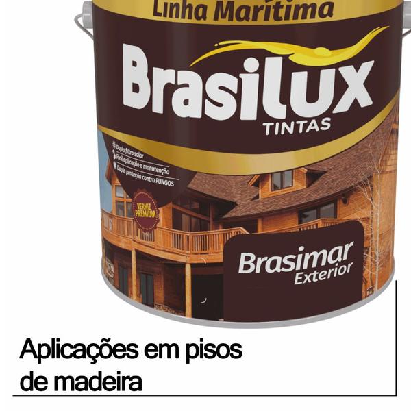 Imagem de Verniz Marítimo Imbuia Brasilux 3,6 l