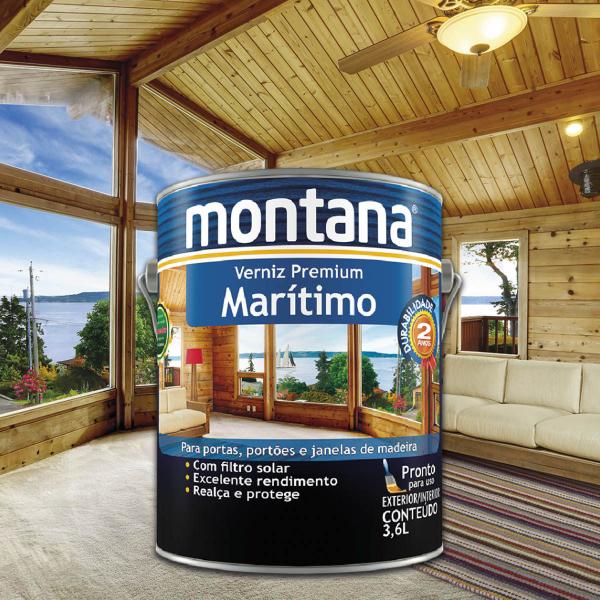 Imagem de Verniz marítimo natural brilhante 3,6l montana