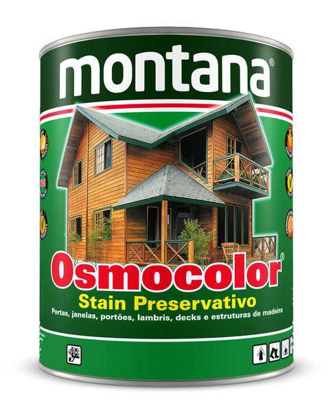 Imagem de Verniz Osmocolor Stain Castanheira Acetinado 3,6L Montana Madeira