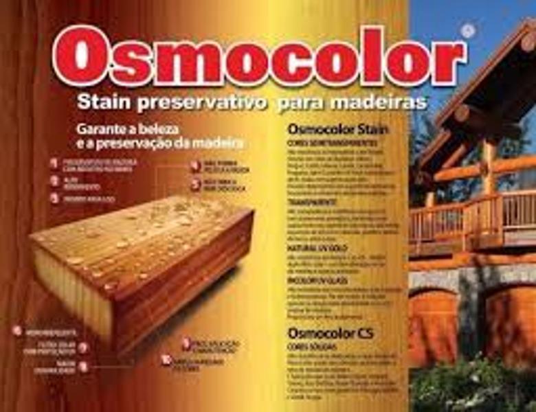 Imagem de Verniz Osmocolor Stain Castanheira Acetinado 900ml Montana Madeira