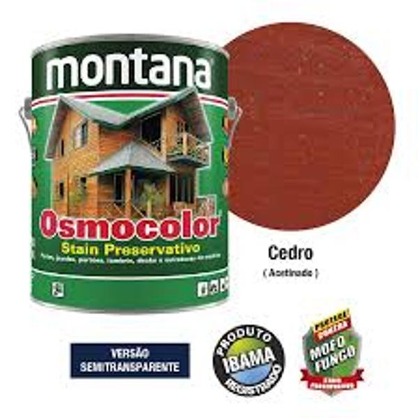 Imagem de Verniz Osmocolor Stain Cedro Acetinado 900ml Montana Madeira