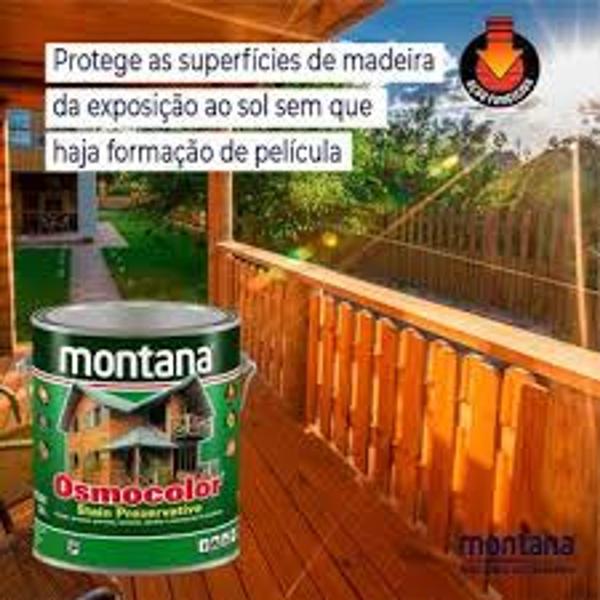 Imagem de Verniz Osmocolor Stain Nogueira Acetinado 3,6L Montana Madeira