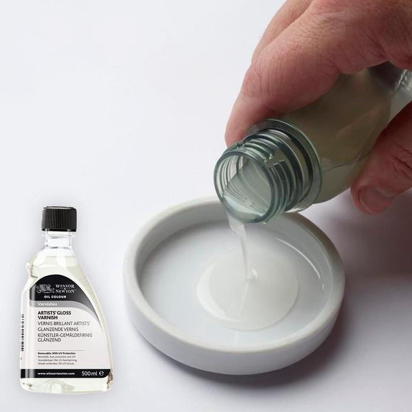 Imagem de Verniz Para Acabamento Brilhante Winsor & Newton 500Ml