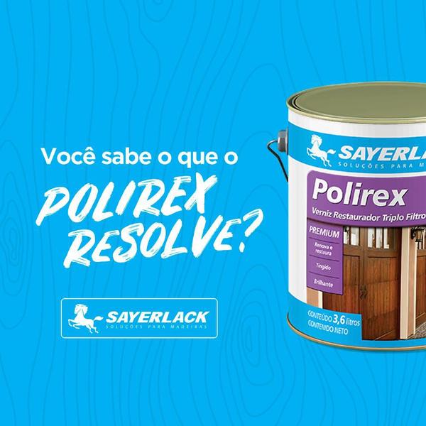 Imagem de Verniz Polirex Restaurador Mogno/imbuia 3,6l Sayerlack