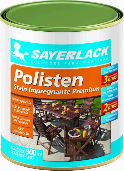 Imagem de Verniz Polisten Sayerlack Stain Transparente 900ml Madeira