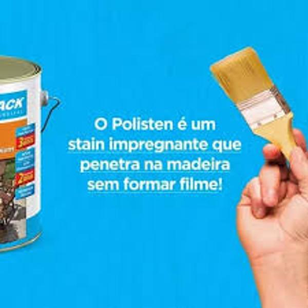 Imagem de Verniz Polisten Stain Canela Acetinado 3,6L Sayerlack Madeira