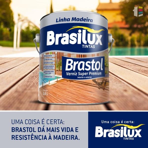 Imagem de Verniz Premium Brilhante Brastol Mogno 3,6L