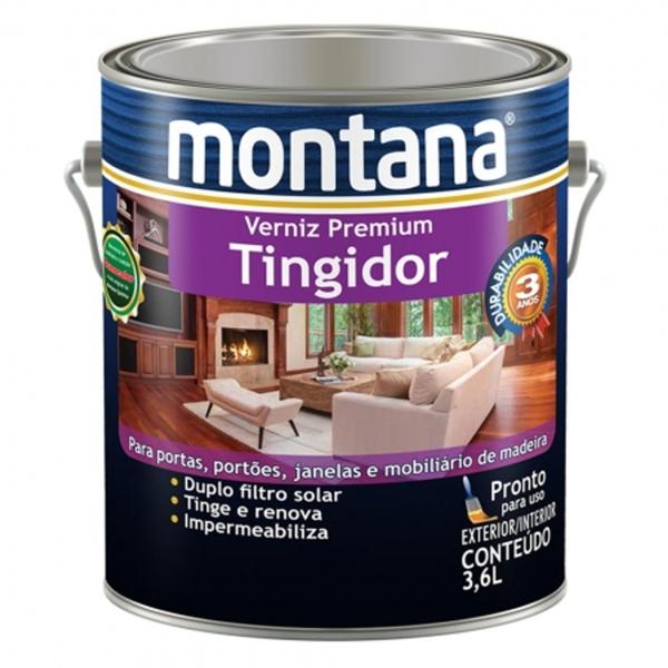 Imagem de Verniz Premium Tingidor Imbuia Acetinado 3,6L Montana Madeira