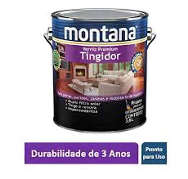 Imagem de Verniz Premium Tingidor Imbuia Acetinado 3,6L Montana Madeira