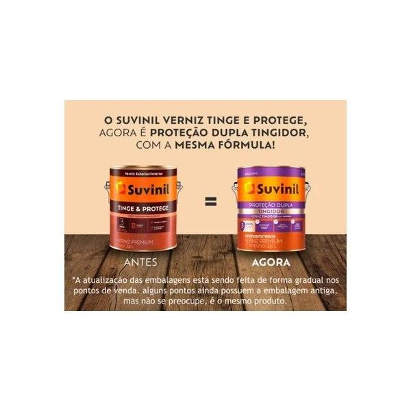 Verniz Proteção Dupla Tingidor Imbuia Brilhante 0,9L Suvinil Imagem de Verniz Proteção Dupla Tingidor Imbuia Brilhante 0,9L Suvinil