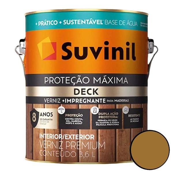 Imagem de Verniz Proteção Máxima Deck Acetinado Canela 3,6 Litros - 50739852 - SUVINIL