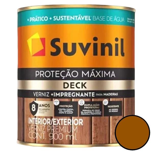 Imagem de Verniz Proteção Máxima Deck Acetinado Natural com 0,9 Litro - 50739839 - SUVINIL