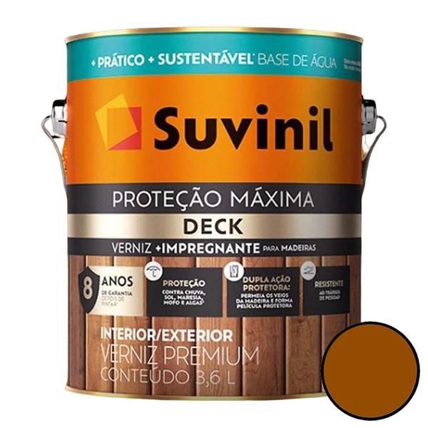 Imagem de Verniz Proteção Máxima Deck Brilhante Natural 3,6 Litros - 50739520 - SUVINIL