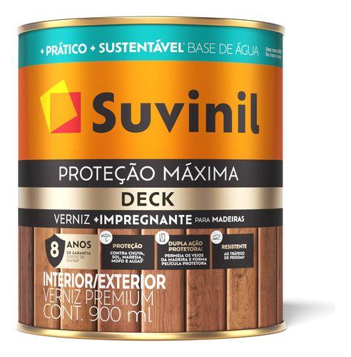 Imagem de Verniz Proteção Máxima Deck Brilhante Natural Suvinil 900ml