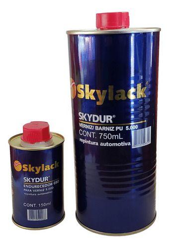 Imagem de Verniz pu bicomponente 5.000 skylack 900 ml c/ cat.