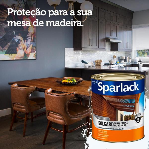 Imagem de Verniz Solgard Triplo Filtro Solar Sparlack Brilho 3.6 litros - Coral